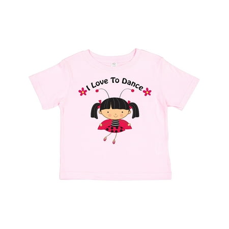 

Inktastic I Love to Dance Ladybug Gift Toddler Toddler Girl T-Shirt