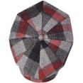 thumbnail image 3 of CoCopeaunts Newsboy Cap Men Women Vintage Tweed Octagonal Cap Woolen Male Plaid Patchwork British Style Flat Cap Beret Hat, 3 of 8