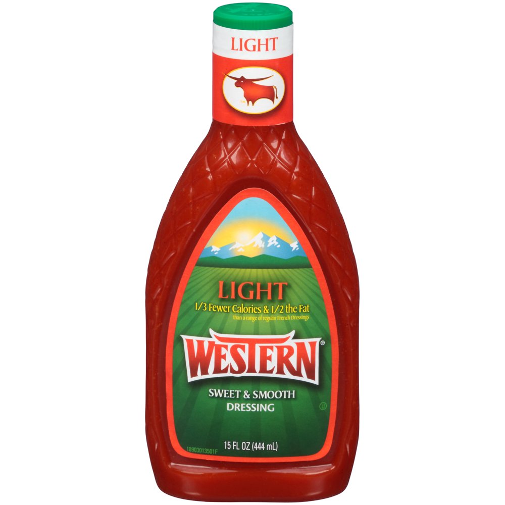 Western Sweet and Smooth French Light Salad Dressing, 15 fl. oz