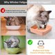 thumbnail image 5 of Cuenco cuadrado para comida para gatos,Cuenco de cerámica,Cuencos de alimentación para mascotas para comida y agua,Adecuado para gatos y perros, 5 of 8