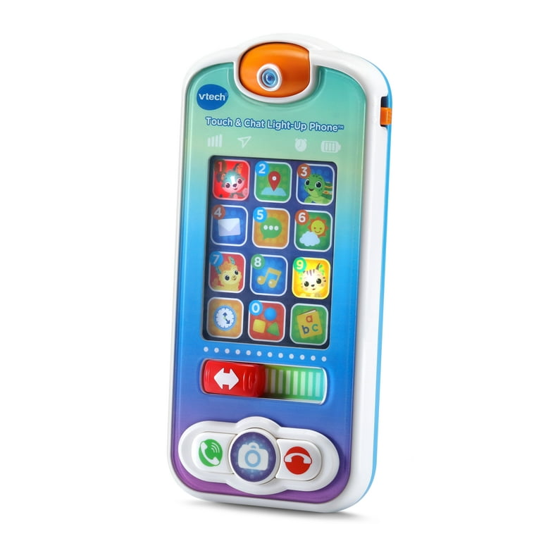 VTech Touch Chat Light up Phone Musical Learning Play Cell Phone Unisex for Infants Toddlers
