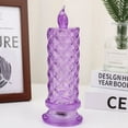 thumbnail image 4 of Home Decor Kcavykas LED Desk Lamp,Lamp,Flameless Candle Rose Pattern Refraction Projection LED Electronic Candle atmospheric Night Light Table Decoration Imitation Crystal Lamp Marriage Proposal, 4 of 4