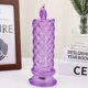 thumbnail image 4 of Fiudx Ofertas relámpago Vela sin llama con forma de rosa, proyección de refracción, LED, electrónica, luz nocturna atmosférica, decoración de mesa, lámpara de cristal de imitación, propuesta de matri, 4 of 4