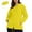 Yellow, variant on Admvng Womens Rain Jacket Plus Size Lightweight Waterproof Zipper Hooded Jacket Raincoat Jacket with Pockets S-5XL