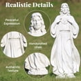 thumbnail image 3 of Erommy 24.8'' Sacred Heart of Jesus Statue Hand-Painted Catholic Jesus Christ Figurine for Garden, Outdoor Yard, Patio, Lawn, Hallway, Religious Gift, 3 of 6