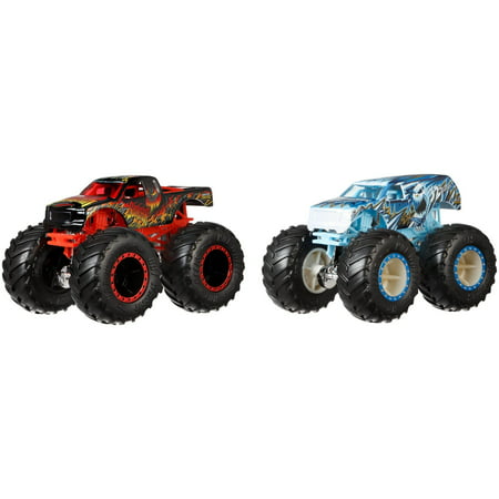 Hot Wheels Monster Trucks Demo Doubles 2-Pack (Styles May Vary)