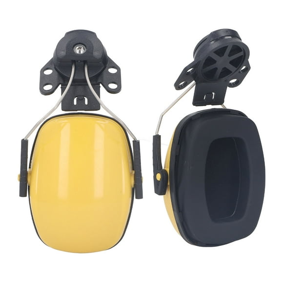 Helmet Ear Muff, Great Protecting 1 Pair Noise Reduction Sound Insulation Hard Hat Earmuff for Home