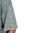 thumbnail image 3 of Women's Gameday Couture Gray Washington Commanders Oversized Mini Rhinestone Classic T-Shirt, 3 of 3