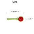 thumbnail image 3 of Tableware Children Coffee Spoons Ceramic Spoon Fruit Shape Teaspoons Cartoon STRAWBERRY, 3 of 8