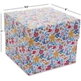 thumbnail image 2 of Blossom Floral Greeting Card Organizer Box with Dividers - Storage for 140+ Cards by Occasion and Recipient, Christmas, Birthday, Sympathy Cards, Photos, Large 7" x 9" x 9-1/2", 2 of 6