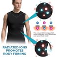 thumbnail image 3 of Maoww Slimming Compression Vest For Men Casual Or Formal Attire 2. Ulti Mate Tightness Seamless Fit Fitnes grey L, 3 of 6