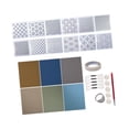 thumbnail image 3 of Kit de bordado para principiantes, juego de herramientas de práctica, posavasos de bordado artesanal, materiales de costura, manualidades artísticas, Conjunto A, 3 of 8