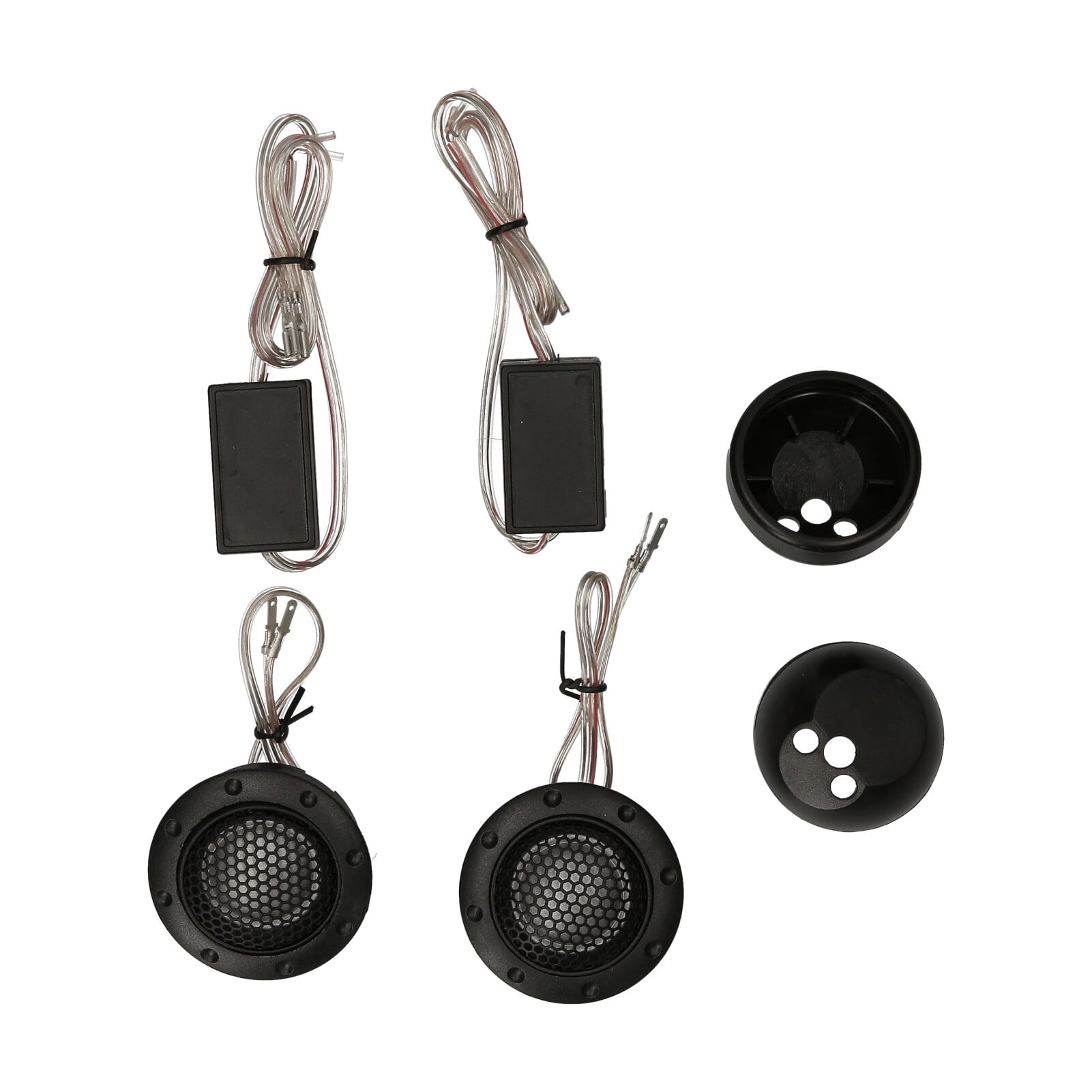 Paire Haut-Parleurs Tweeters Auto 500W 12V - Mini Haut-Parleurs 200 Mm 98 DB Pour Voiture, Son Clair & Puissant