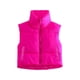 thumbnail image 2 of Sunloudy - Chaleco corto cálido de invierno para mujer, sin mangas, cuello alto, chaleco acolchado ligero de doble cara Sunloudy moda, 2 of 3