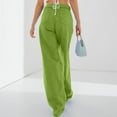 thumbnail image 7 of Fjofpr Clothing Wide Leg Jeans Women Long Jeans for Women Trendy Women' Solid Color Loose And Versatile Multi Colored Wide Leg Jeans And Pants, 7 of 7