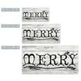 thumbnail image 3 of Crafted Creations Merry Christmas Canvas Wall Art - 18" x 36", 3 of 4