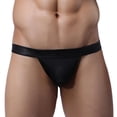 thumbnail image 1 of Pu Hombres Cuero Malla Ropa Interior Calzoncillos Calzoncillos Negro Salvador Ropa hombre, 1 of 9