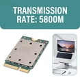 thumbnail image 5 of Tarjeta de Red Wifi 7 QCNCM865 M.2 Bluetooth 5.3 Hasta 5,8 Gbps Adaptador Wifi 6E Wlan para Win11, 5 of 5