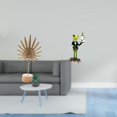 thumbnail image 2 of Escultura nórdica abstracta de hoja de metal y estatua creativa de rana camarera, figura de animal, adorno para mesa, chimenea, estante, fiesta, decor, 2 of 8