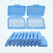 Orthodontic Wax for Braces, 10 Pack Dental Wax Brace Wearer Wax for Relieving Irritation and Pain, Blue Mint Flavor