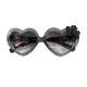 thumbnail image 1 of Gafas de sol para niños perfecl irrompibles con forma de corazón accesorio para fiesta negro, 1 of 8