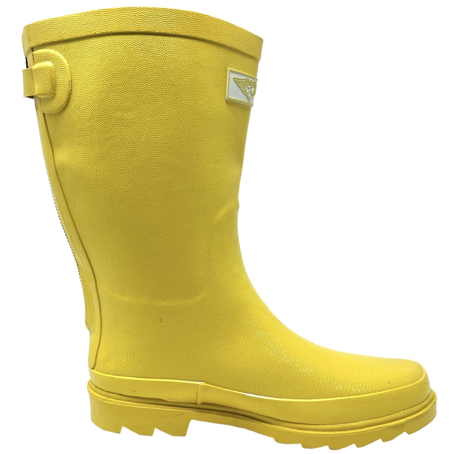 Forever Young Short Shaft Mock Zipper Rain Boot