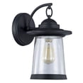 thumbnail image 3 of CHLOE Lighting LINON Transitional 1 Light Black Outdoor Wall Sconce 13" Height, 3 of 3