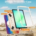thumbnail image 3 of Funda para Samsung Galaxy Tab A11 Plus de 11 pulgadas (2025) y A9 Plus de 11 pulgadas (2023), funda protectora infantil a prueba de golpes con portalápices, correa de mano giratoria de 360 ​​grados, 3 of 9
