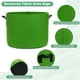 thumbnail image 2 of Uxcell 5 Pack Bolsas de Cultivo para Plantas 10 Galones Bolsas de Cultivo de Tela Engrosada de 300G con Asas Macetas de Jardín Verde, 2 of 7