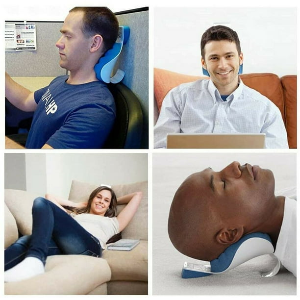 Almohada Masaje para aliviar el dolor de cuello y hombros Dispositivo de traccion Relajante yeacher Almohada Walmart en linea