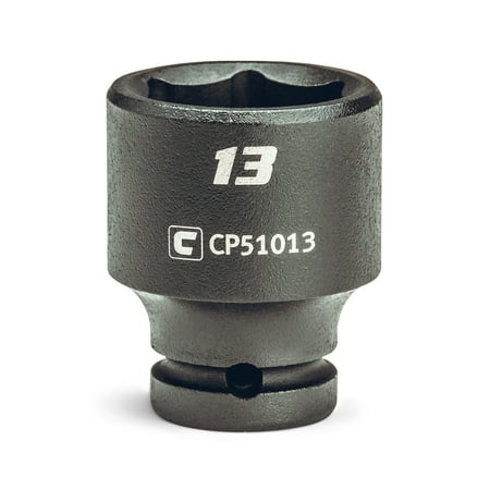 UPC: 0886352510134 | Capri Tools 13 mm Shallow Impact Socket  1/4-Inch Drive  6-Point  Metric