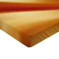 thumbnail image 2 of Ambesonne Orange Yellow Fitted Sheet 2 Pcs Set, Wavy Color Curves, Full, Orange Yellow, 2 of 3