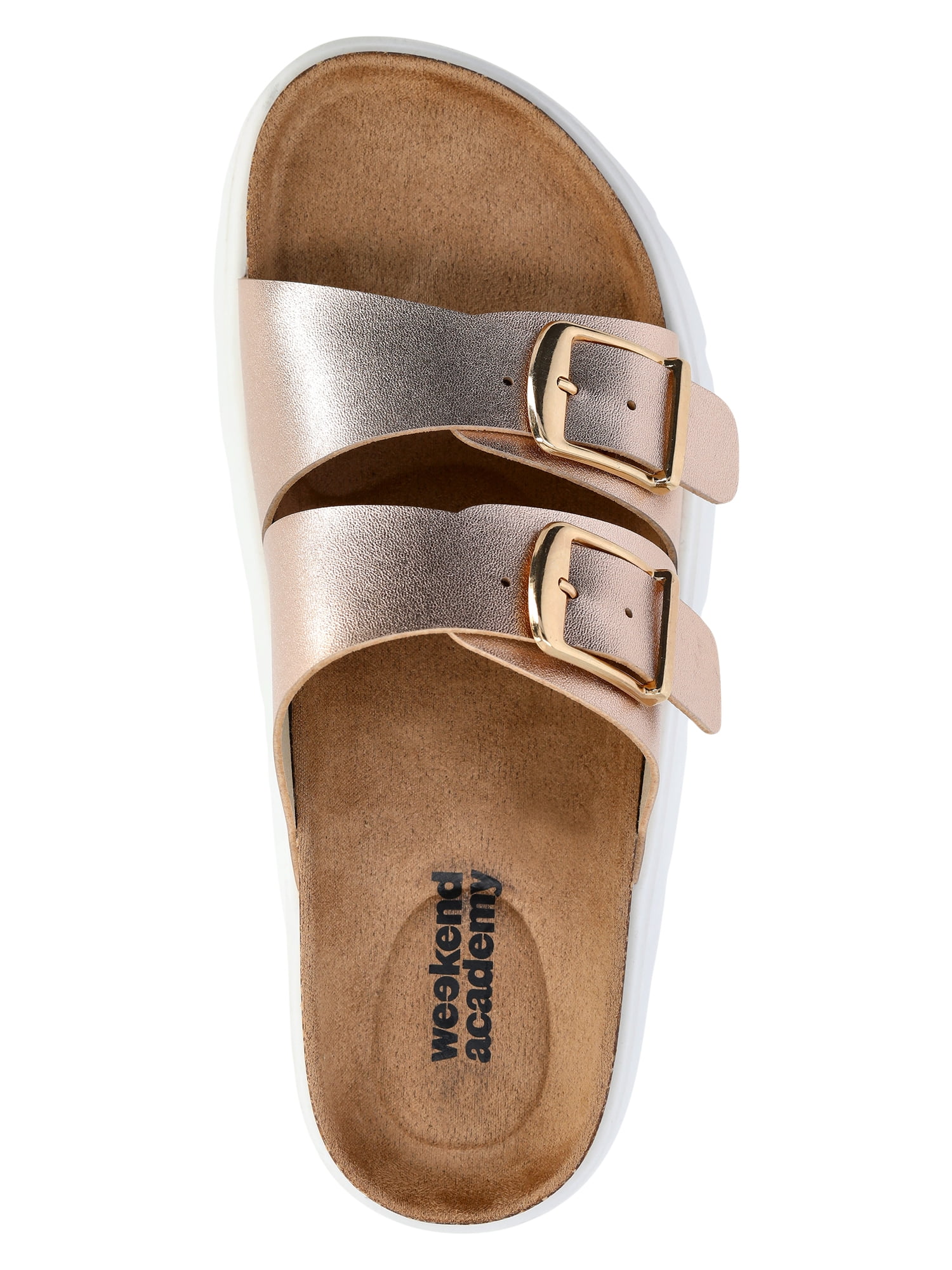 Weekend Academy Girls Double Buckle Platform Sandals
