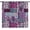 Purple, variant on Boho Patchwork Floral Curtains Retro Rustic Flowers Plants Vintage Green Brown Art Design Girls Women Bedroom Living Room Blackout Rod Pocket Decoration Window Drapes 2 Panels W42xL63in