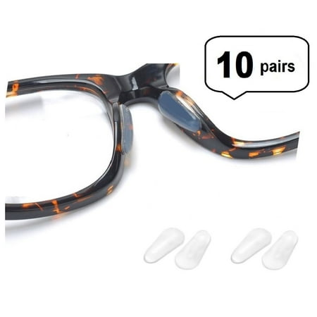nose pads eyeglass clear silicone pairs landen tear skid anti drop pad am 5mm 8mm