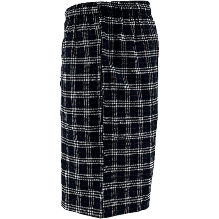 Men's Flannel Pajama Shorts - Super Soft Cotton Plaid Shorts with Pockets  and Drawstrings - Sleep and Lounge Design 5, Large - Walmart.com