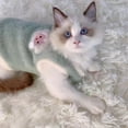 thumbnail image 1 of Bonita ropa de otoño e invierno para gatos, chaleco grueso y cálido para perros, ropa antipelo para mascotas, perros pequeños, 1 of 6