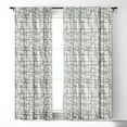 thumbnail image 2 of Society6 Gabriela Fuente Architecture Blackout Curtain Single Panel White Modern 50" x 96", 2 of 3