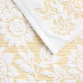 thumbnail image 4 of MARTHA STWEART Woodland Harvest Jacquard Sunflowers Kitchen Towel 2-Pack Set, 100% Cotton with Absorbent Honeycomb Texture, Decorative Kitchen Towels, Yellow, 16"X28", 4 of 6
