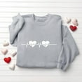 thumbnail image 4 of Dgankt Womens Long Sleeve Tops Valentines Day Sweatshirts for Women Valentine Sweatshirt Love Casual Holiday Tops XS-XL, 4 of 6