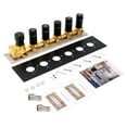 thumbnail image 2 of 3/4/5 Way Shower Brass Thermostatic Valve Shower Diverter Flow Control Valve Kit - HI14008A-1 Silver, Chrome Plated, 2 of 17