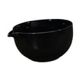 thumbnail image 3 of Cuenco de cerámica para matcha, cuenco de té de porcelana tradicional hecho a mano para ceremonia del té. negro, 3 of 9