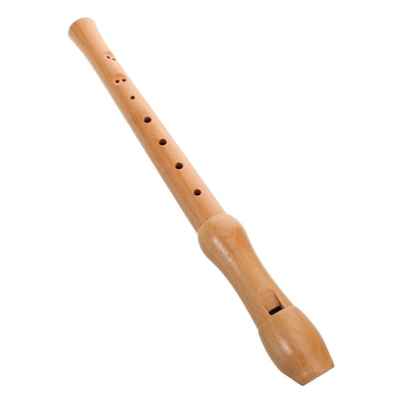NIAIZEK Soprano Recorder in Khaki Beech Wood, Clear Rich Tone for Beginners and New Musicians, Ideal Music Learning Instrument