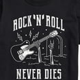 thumbnail image 3 of Instant Message - Rock N Roll Never Dies  - Men's Short Sleeve Graphic T-Shirt, 3 of 6