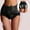 Black, variant on HUPOM Period Panties Womens Underwear High Waist Leisure None Elastic Waist Red 3XL