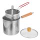 thumbnail image 4 of Stainless Steel Deep Fryer Pot With Basket Compact Size For Small Kitchen Space Frying Boiling 28.50X14.00X13.70CM 2Pcs, 4 of 4