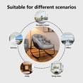 thumbnail image 4 of Outdoor Ladena Rocking Chair with Cushions, Large Sized and Metal Frame, Ergonomic Back Design for Garden, Porch, Patio and Various Space., 4 of 7