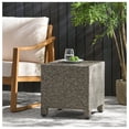 thumbnail image 4 of Accent Table, PUERTA Outdoor Side Table, 18 Inch Cube Rattan Patio End Table, Weather Resistant Woven Furniture, Minimalist Decor for Balcony, Garden, Living Room, 4 of 9