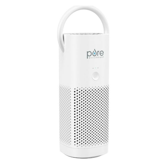 Mini purificateur d'air portable Pure Enrichment® PureZone™ - Le véritable filtre HEPA nettoie l'air, aide à soulager les allergies, élimine la fumée et plus encore - Idéal pour les voyages, la maison