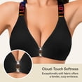 thumbnail image 5 of Everyday Wear Front-Closure Bralette with Lettered Straps and Adjustable Support for Comfort and Everyday Use, 5 of 5